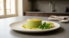 Flan di piselli e lattuga al forno: morbido, profumato alle erbe e leggero