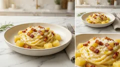 Pasta e patate cremosa in pentola: il trucco per farla legare senza panna