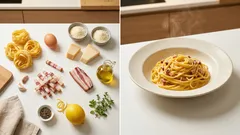Carbonara “a freddo” di Parisi: crema vellutata senza strapazzare l’uovo, in pochi minuti