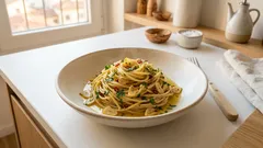 Spaghetti aglio, olio e peperoncino: il trucco per farli cremosi senza panna
