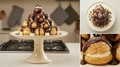 Profiteroles facili con bignè pronti: crema e copertura al cioccolato in poche mosse