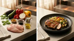 Petto di pollo alla salsa di soia con verdure al curry: cena leggera e piena di gusto